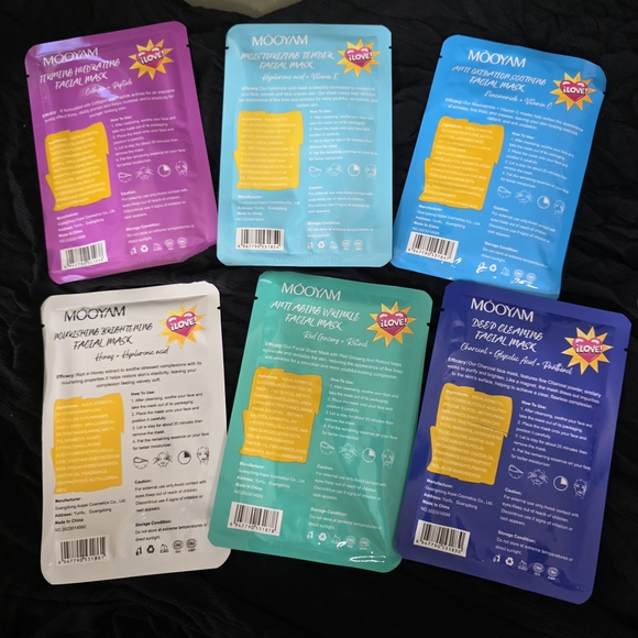 Bad Girl Good Skin Face Mask Set of 6 - Picture 6 of 7